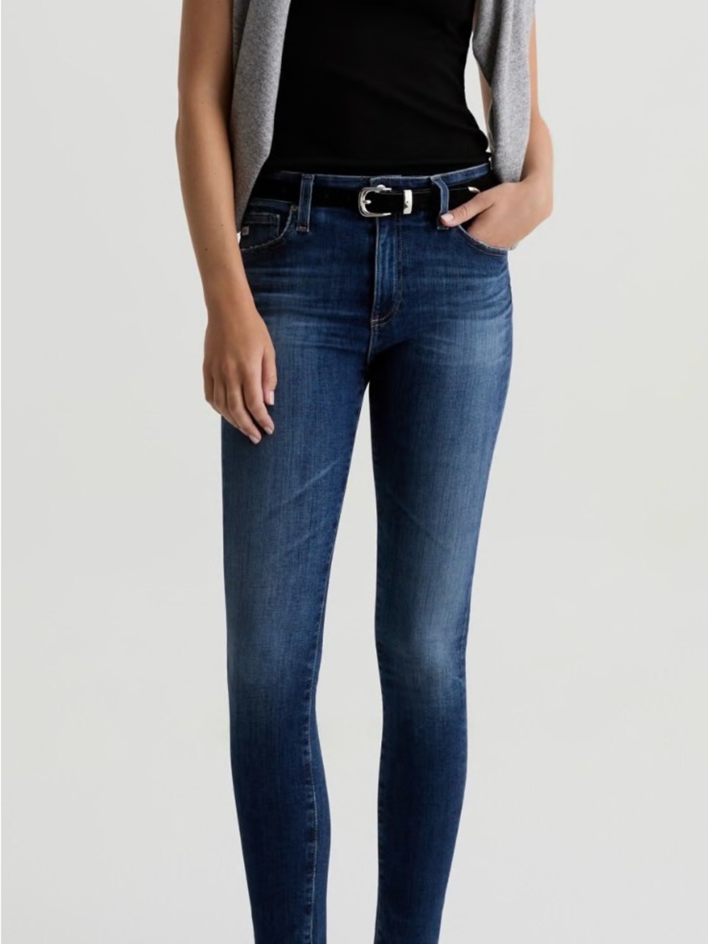 AG Adriano Goldschmied Dark Indigo Skinny Jeans
